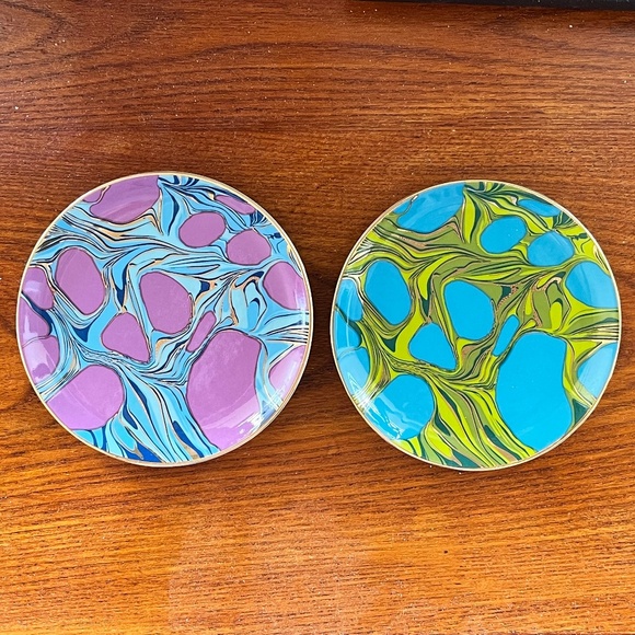 Jonathan Adler Porcelain Coasters “Trousdale” (Retired) - Picture 1 of 4